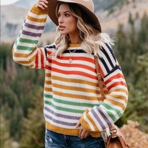 Vici Striped Sweater